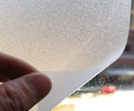  禹州玻璃门外面粘广告用什么材料好？